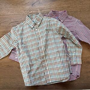 The Bailey Boys set of 2 Checkered Shirts- Multicolor